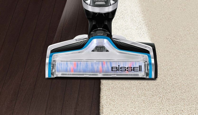 Вертикальный пылесос Bissell Crosswave 2225N, Сріблястий